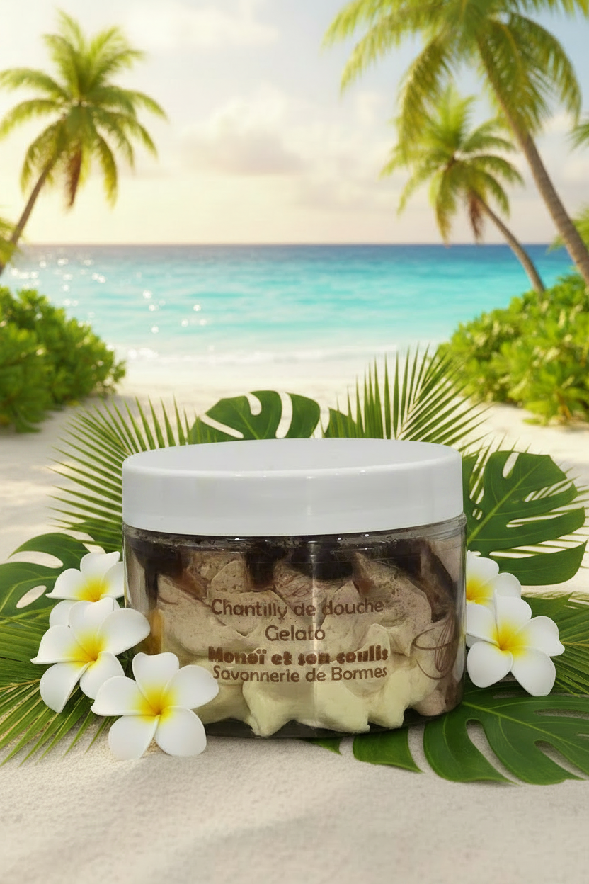 Chantilly de douche ~ Monoi et son coulis 100ml