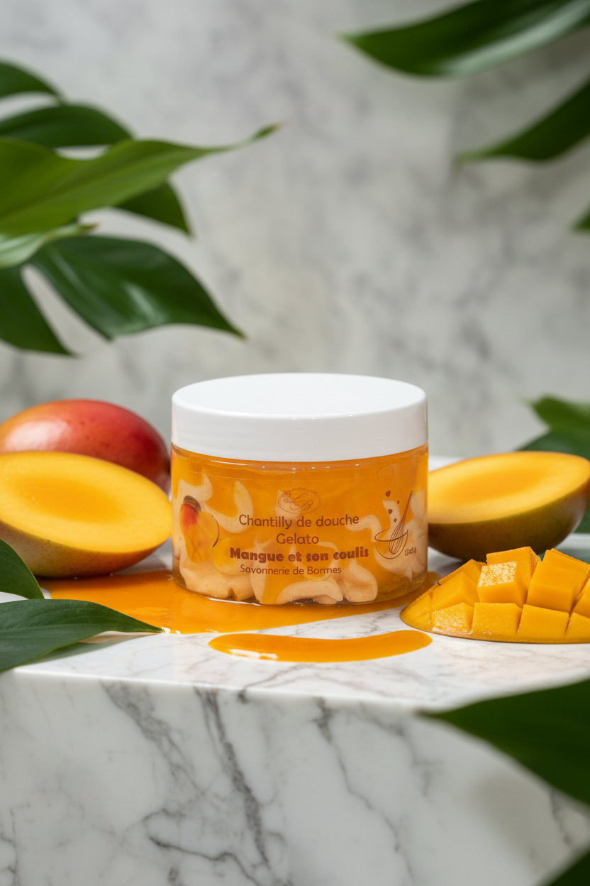 Chantilly de douche ~ Mangue et son coulis 100ml