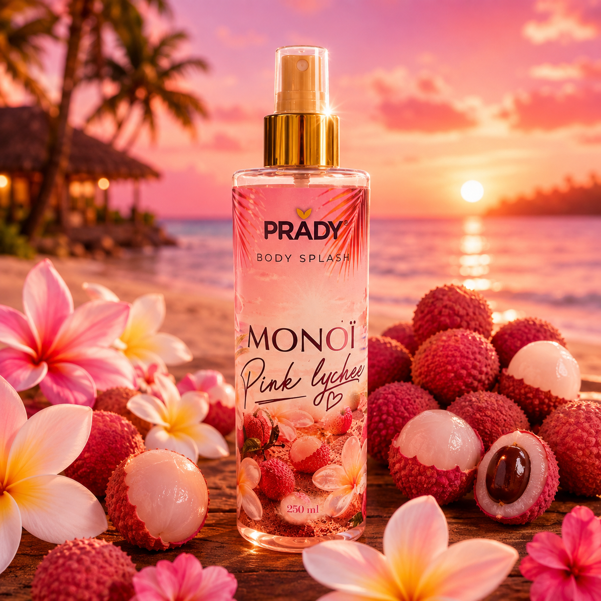 Brume Corporelle ~ Monoï Pink Lychee 250 ml