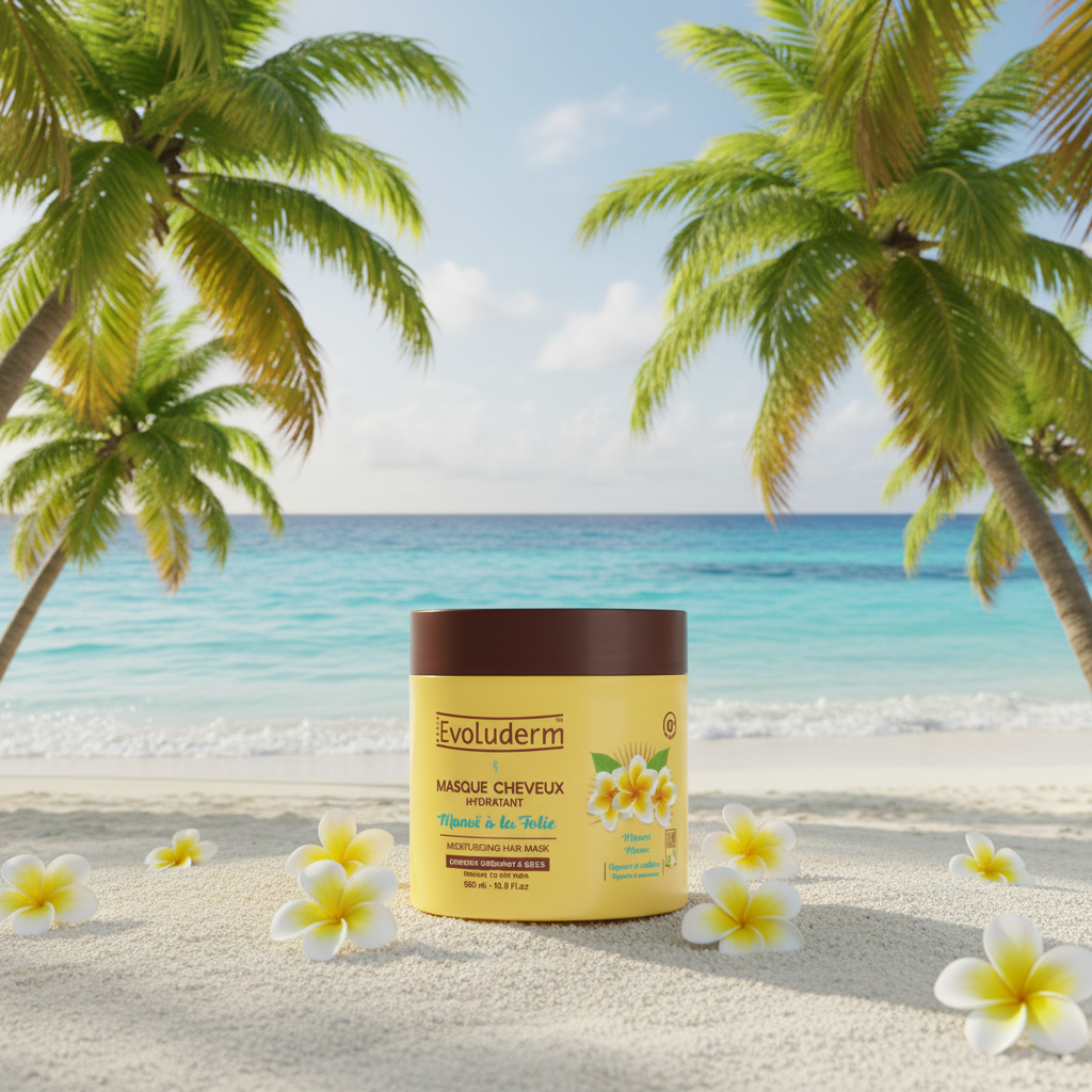 Masque Cheveux Hydratant Monoï à la Folie 500ml