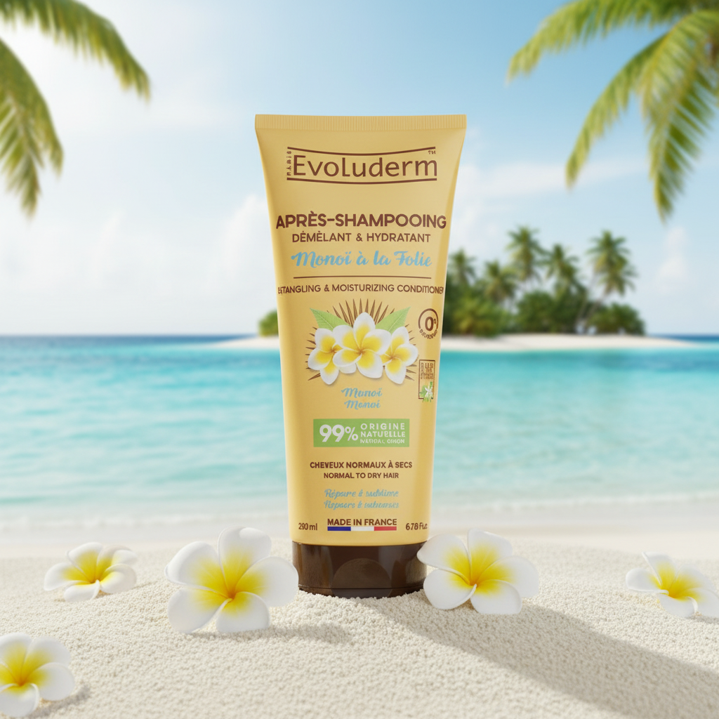 Après-Shampoing Démêlant & Hydratant Monoï à la Folie 200ml