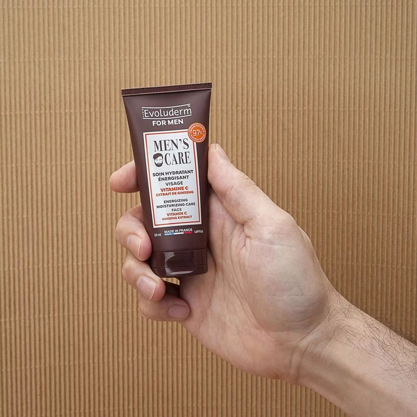 Soin Hydratant Energisant Visage Homme 50ml